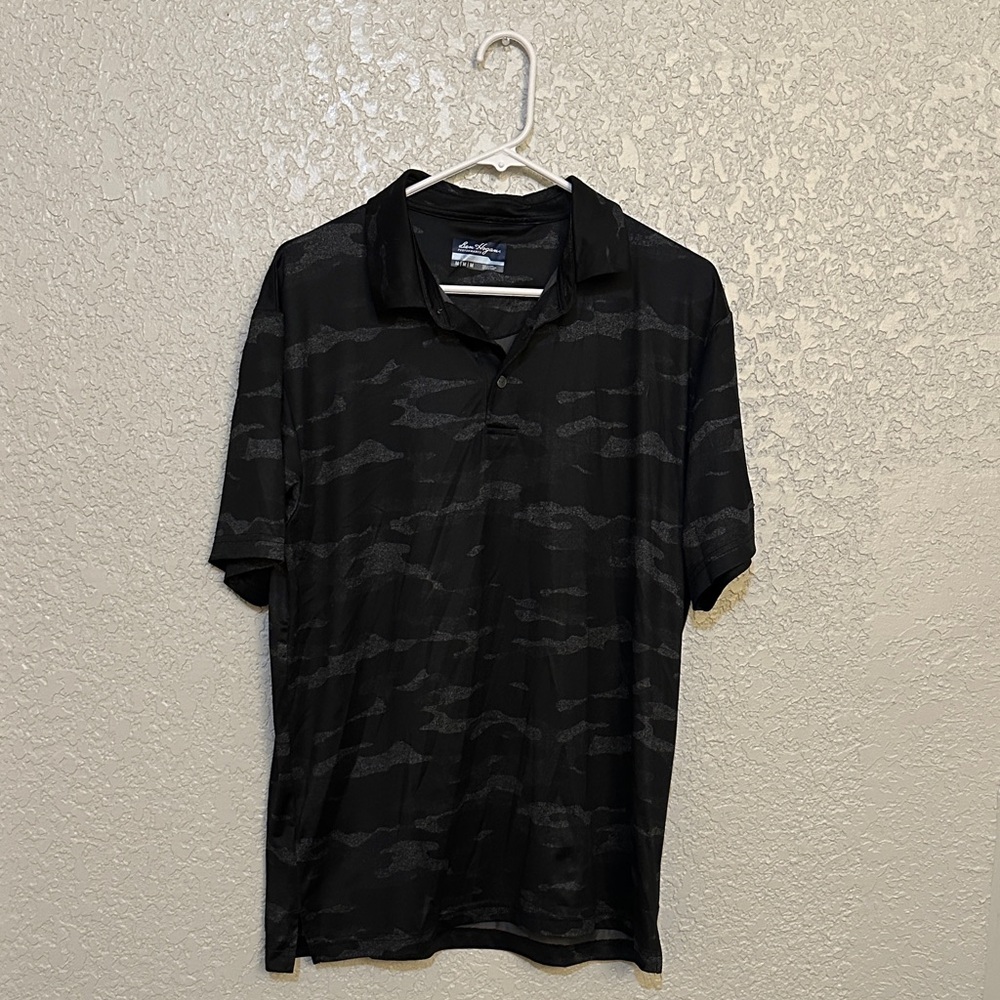 Black Patterned Men's Shirt